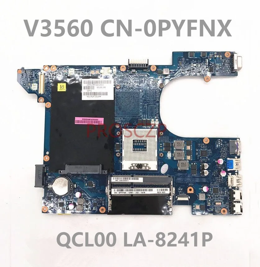 Оригинальная материнская плата для ноутбука DELL 3560 V3560, материнская плата для ноутбука HM77 HD4000 DDR3 100% Полная работа