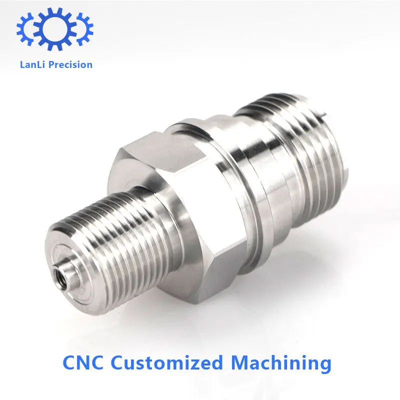 

CNC Turned Parts Customized Stainless Steel Connector Male Plug CNC Turning Product Custom Automatic Lathe OEM ODM