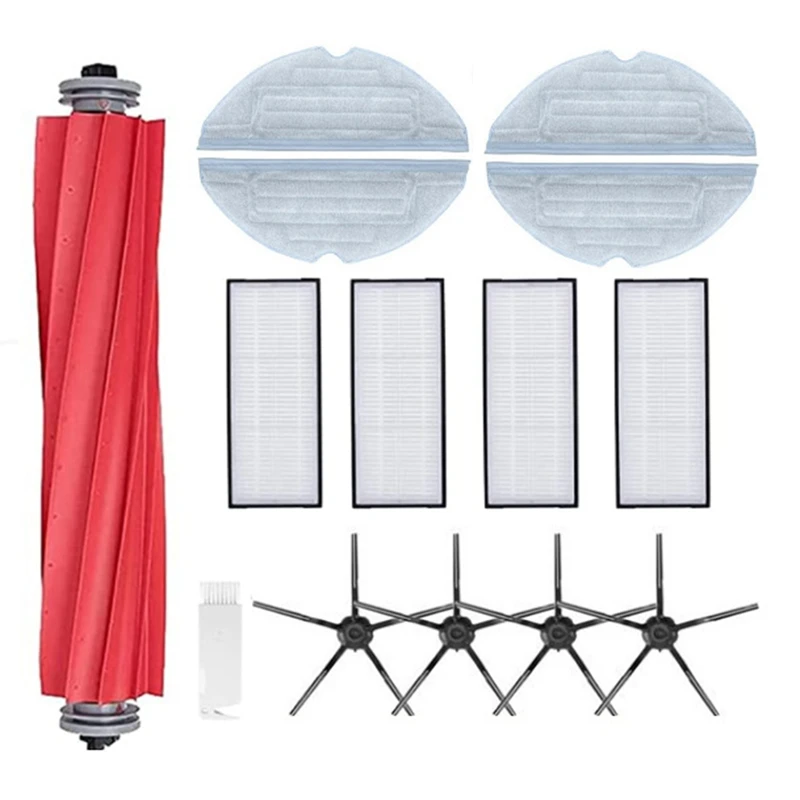 

For Roborock S7 T7S T7splus Filter Detachable Rubber Main Brush Cover Mop Cloth Side Brush Vacuum Cleaner Part