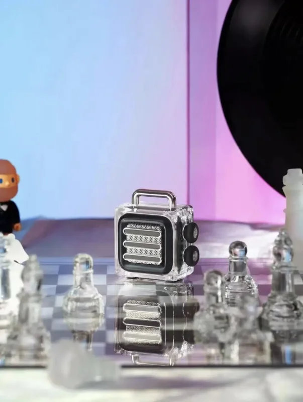 Фото MUZEN Candy Ice Block Bluetooth-динамик MW-ICE Mao King Прозрачный уличный портативный беспроводной мини-динамик №3