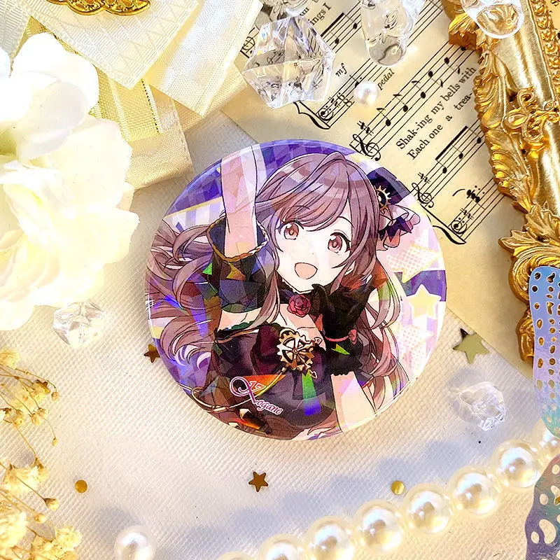 THE IDOLM@STER SHINY COLORS броши для женщин Hachimiya Meguru брошь Shirase Sakuya значки булавки Osaki Amana