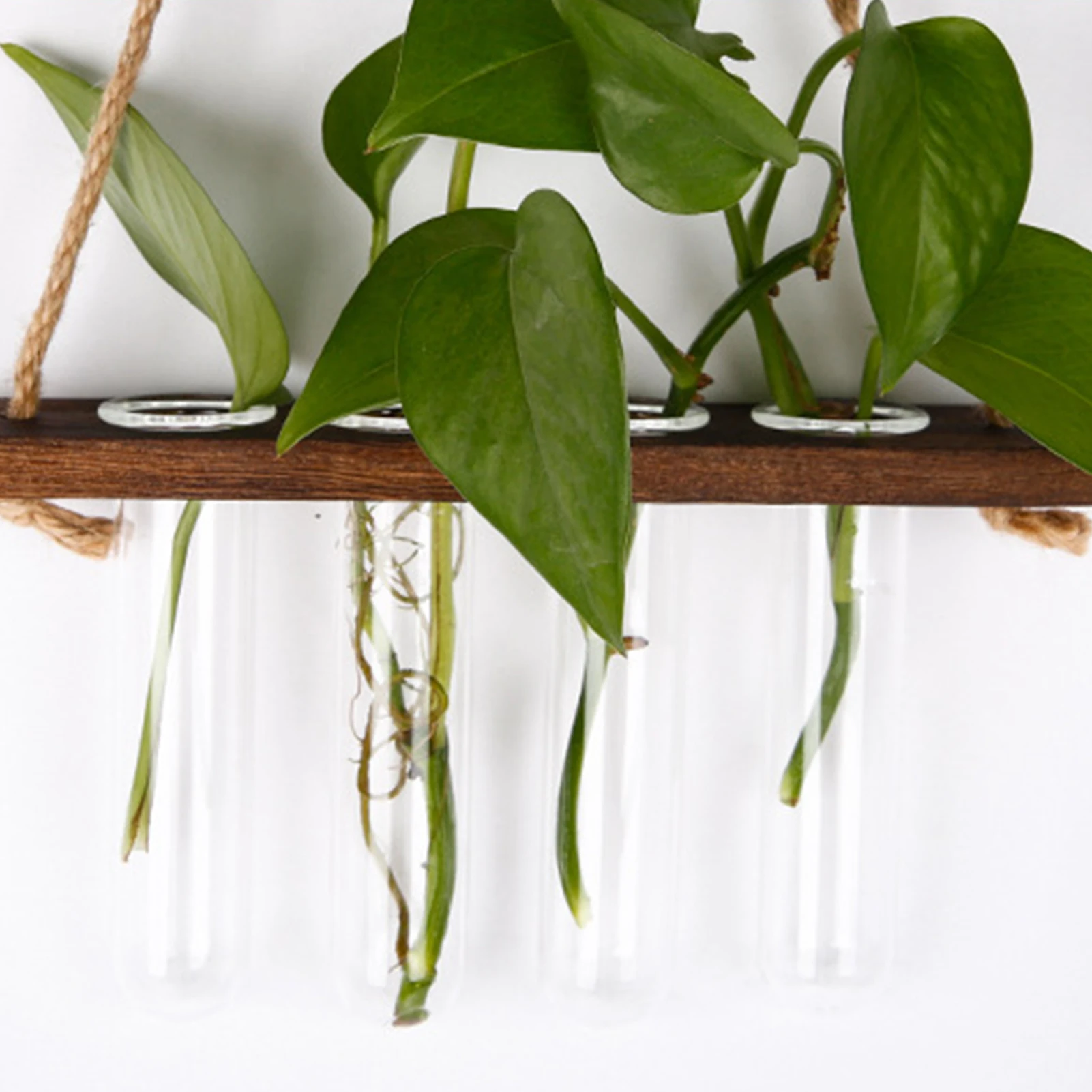 Retro Wall Hangings Planter Home Outdoor 3 Tiered Test Tube Flower Vases Transparent Vase Hydroponic Terrarium Plant Pot | Дом и сад