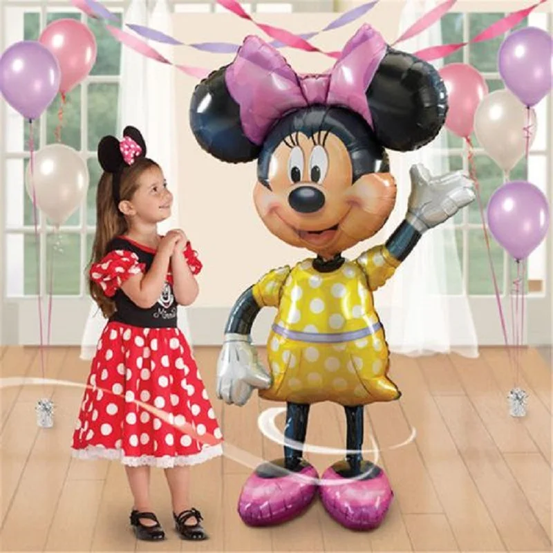 

Гигантский Микки и Минни дневной свет, мультяшный фольгированный шар, украшения для детского дня рождения, Детские Классические игрушки, во...