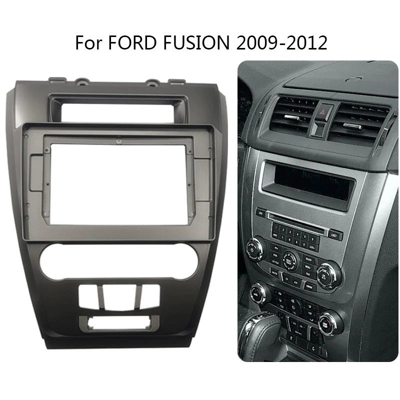 

Автомобильный радиоприемник Fascia Для FORD FUSION 2009 2010 2011 видео стерео панель плеер аудио Dash 2 Din рамка монтажный комплект для приборной панели