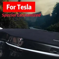 car dashboard covers mat avoid light pad sun shade carpets protector lhd for tesla model 3 y x s
