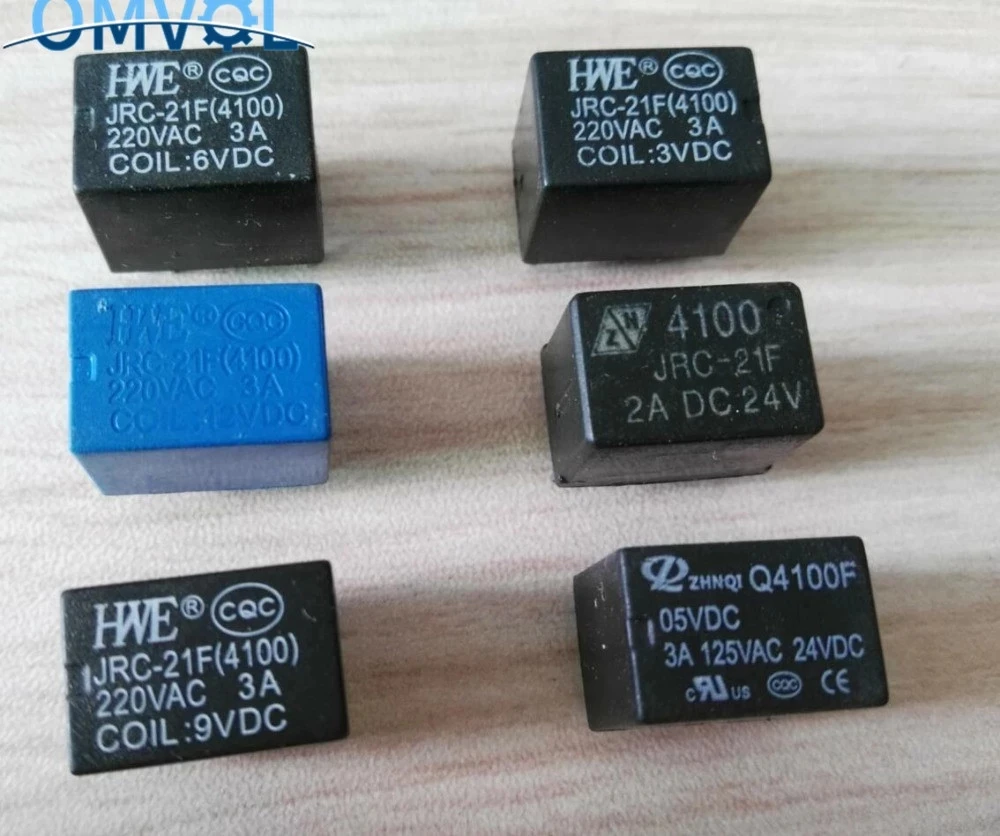 JRC-21F 4100 pcb реле HK4100F 6Pin 3V 5V 12V 24V | Строительство и ремонт