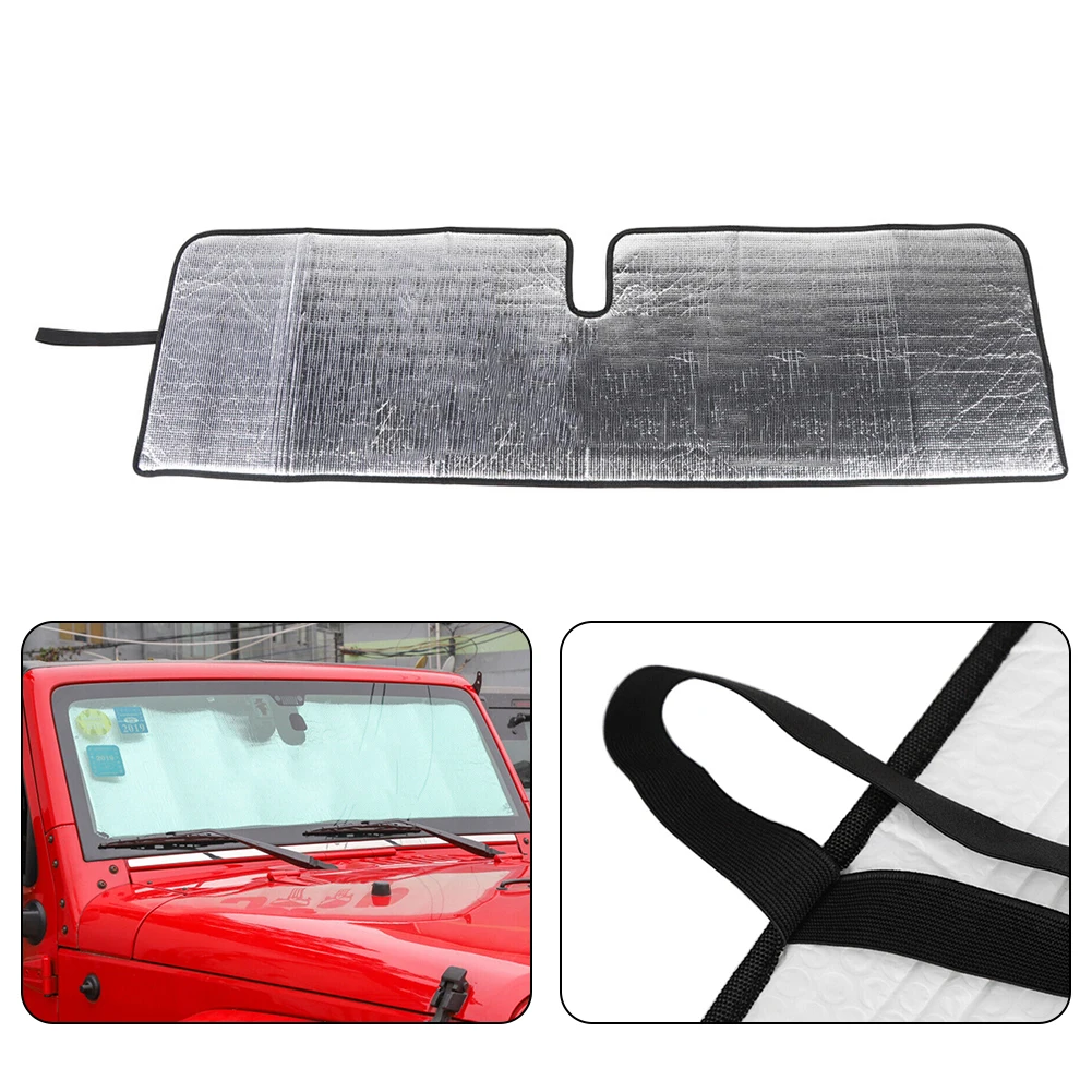 

Лобовое стекло Автомобильное для Jeep Sunshade 2/4, 2007-2018, прочное и легкое для Wrangler JK