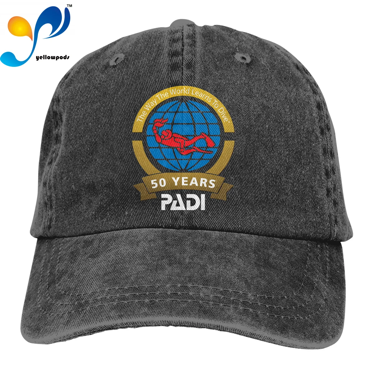 

Fashion Hip hop Washed Baseball Cap Scuba Driver Padi Wild Hat Adjustable Men And Women Outdoor Sun Hats Trucker Caps