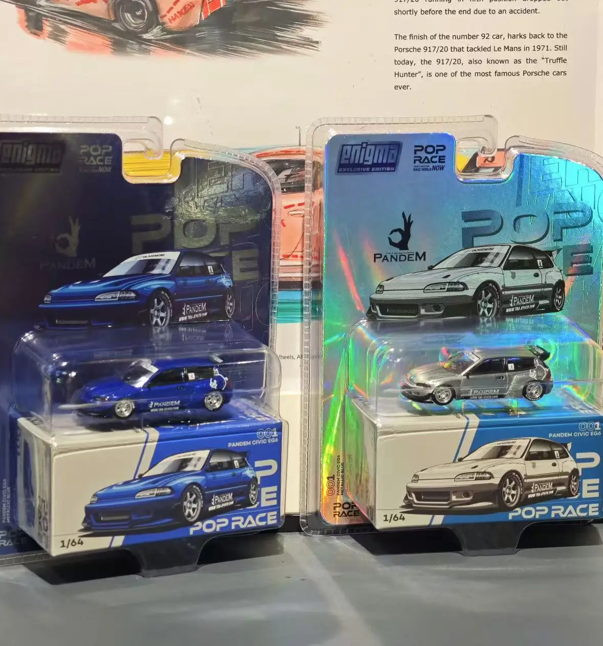 Модель автомобиля POP RACE 1:64