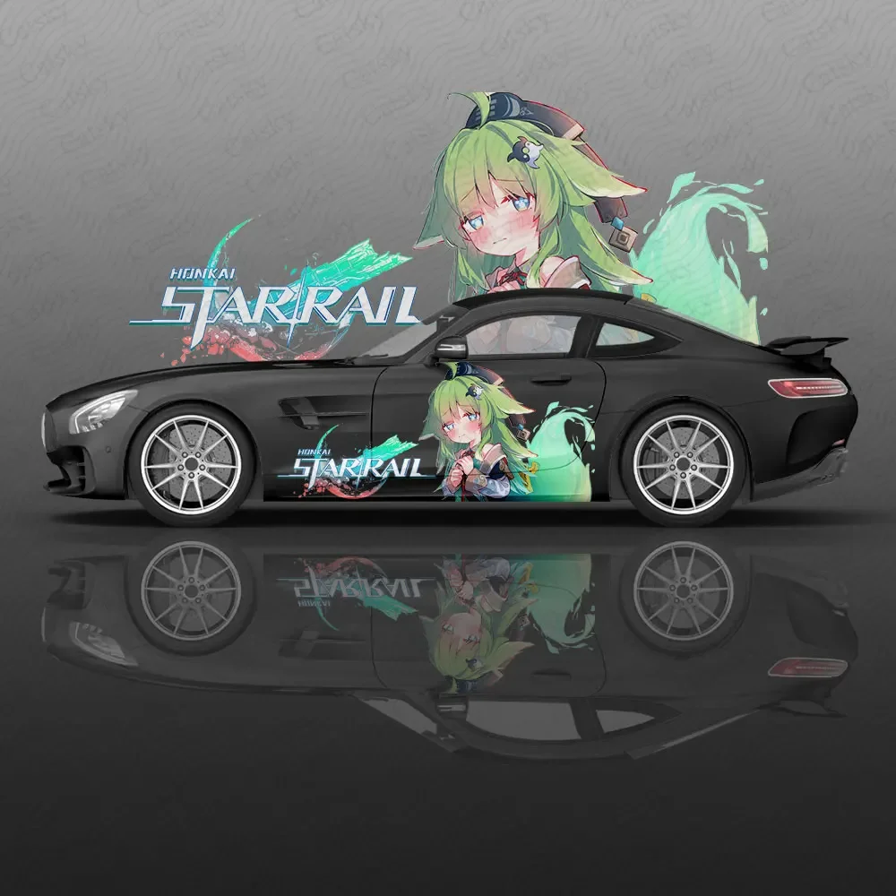 Huohuo аниме Honkai автомобильная наклейка цветок виниловые наклейки для автомобиля