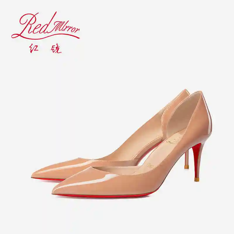 Туфли-лодочки женские на высоком каблуке с острым носком