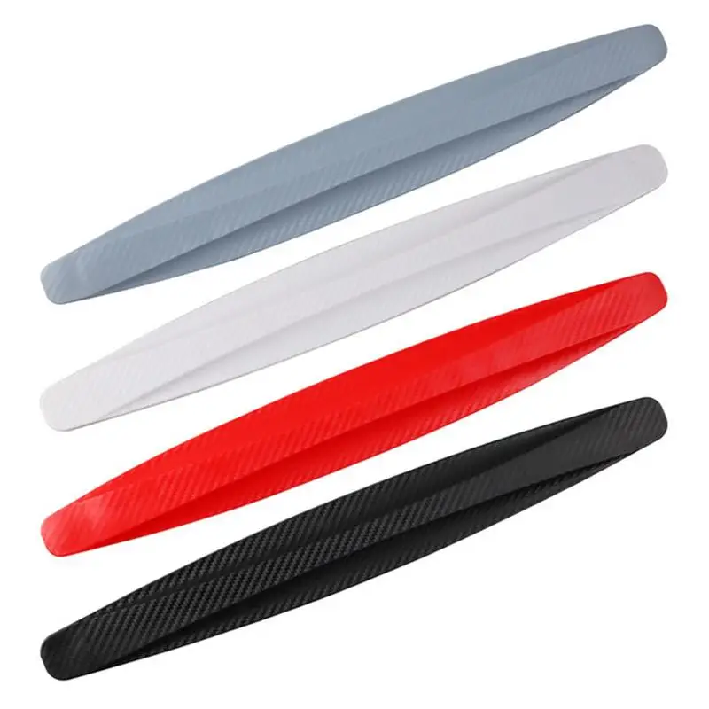 

2Pcs Universal Car Metal Bumper Protector Soft Rubber Anti Collision Strips Bumper Guard Protector for most automobiles