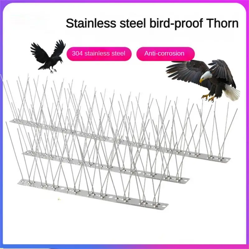

Anti-rust Repellent Bird Thorns Garden Supplie Bird-repellent Stab 304 Stainless Steel Anti-bird Sting Pest Control Products