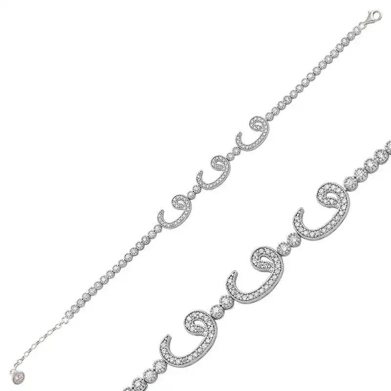 

Tevuli 925 пробы Серебряный водный серебряный браслет