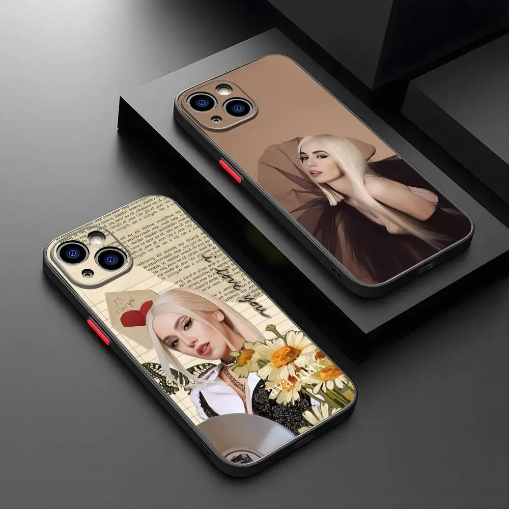 Фото Чехол для телефона Singer A-Ava Max для IPhone 15 Pro 16 Pro Max 14 13 11 12 Mini Xs X Xr 7 8 Plus Se Matte Cover №1