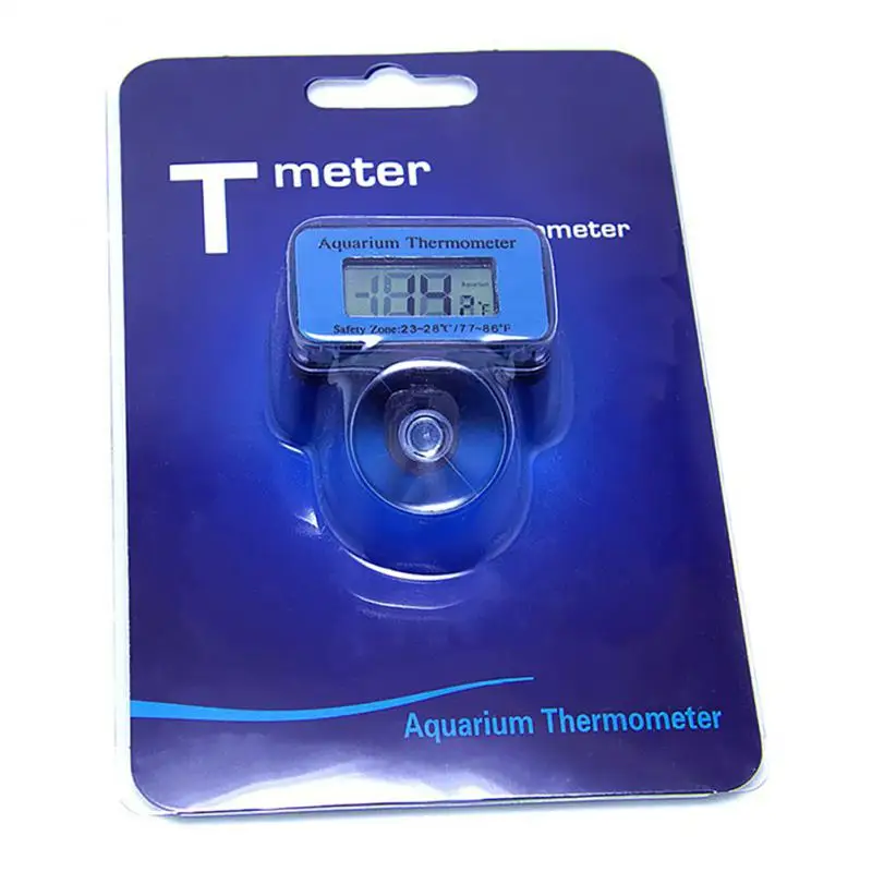 

Aquarium Thermometer LCD Digital Waterproof Thermometer with Suction Cup Fish Tank Water Temperature for Fish