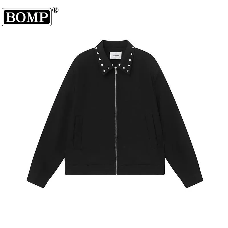 [BOMP] модное мужское осеннее стильное американское уличное металлическое