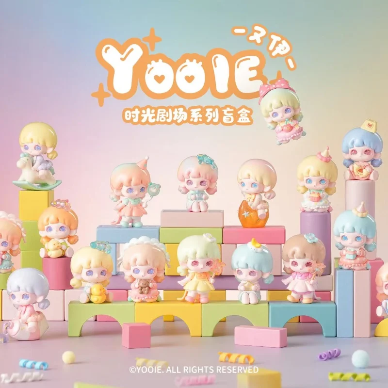 Фото Оригинальные мини-фигурки Yooie Theatre Time Series в слепых коробках и пакетах, милые коллекционные игрушки, модные подарки на день рождения для девочек №4
