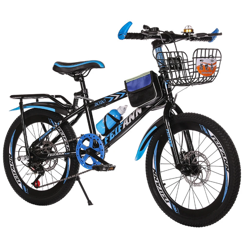 

20/22/24/26 Inches Children Bike 7 Speed Bicycle Dual Disc Brake High Carbon Steel Frame Damping Anti Slip Pedal