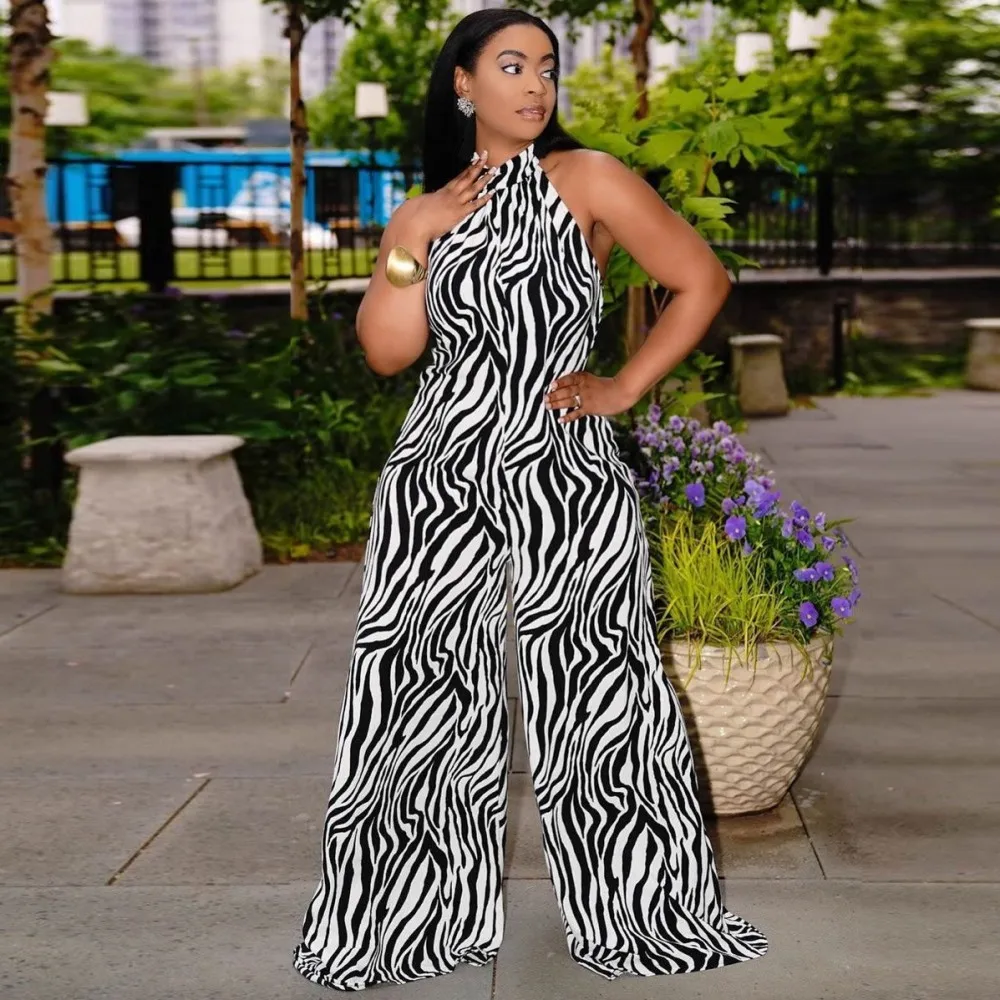 

African Jumpsuit For Women New Ladies Dashiki Sleeveless Ankara Trousers Fashion Robe Africaine Jumpsuit 2023 Spring Summer