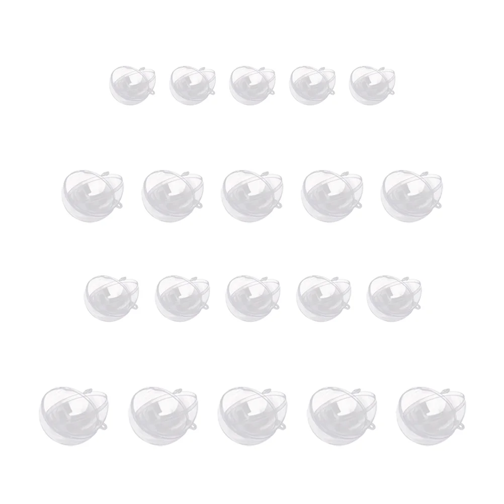 

20pcs Transparent Hollow Christmas Tree Ornament Christmas Decoration