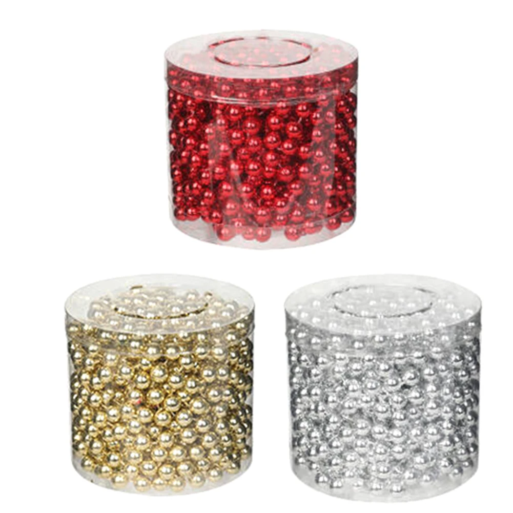 5 м цепочка из бисера гирлянда рождественская елка подвесные бусины украшения