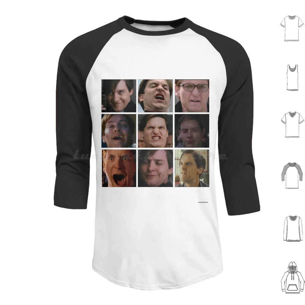 

Spoddermun 2 Hoodie cotton Long Sleeve Toby Macquire Silly Stupid Face Meme Shazam Pizza Time