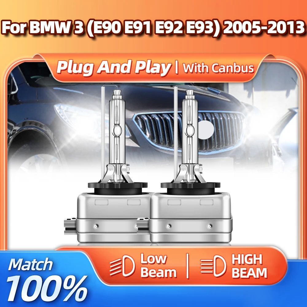 

Лампы головного света D1S HID, 35 Вт, 6000 лм, Ксеноновые фары 12 В, 2005 K для BMW 3 (E90, E91, E92, E93) 2009-2010, 2011, 2012, 2013