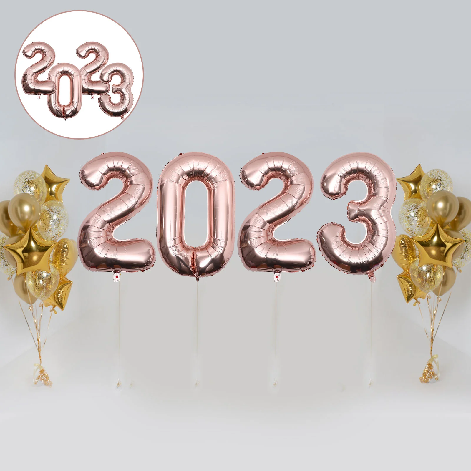 

Balloon Balloons New Party Years Year Suppliesshower Decorations Festival Number Baby Decoration Eve Accessories Christmas