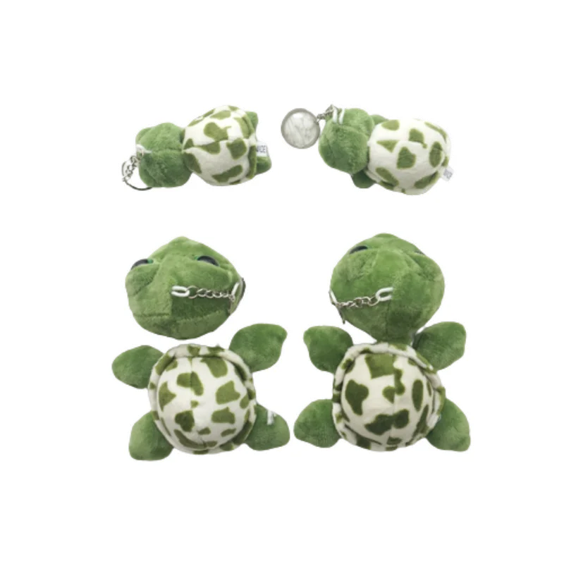 

2023 7cm/10cm Cute Kawaii Cartoon Mini Turtle Doll Keychain Pendant Girl Woman Bag Doll Plush Toy Key Chains Small Gift Friends