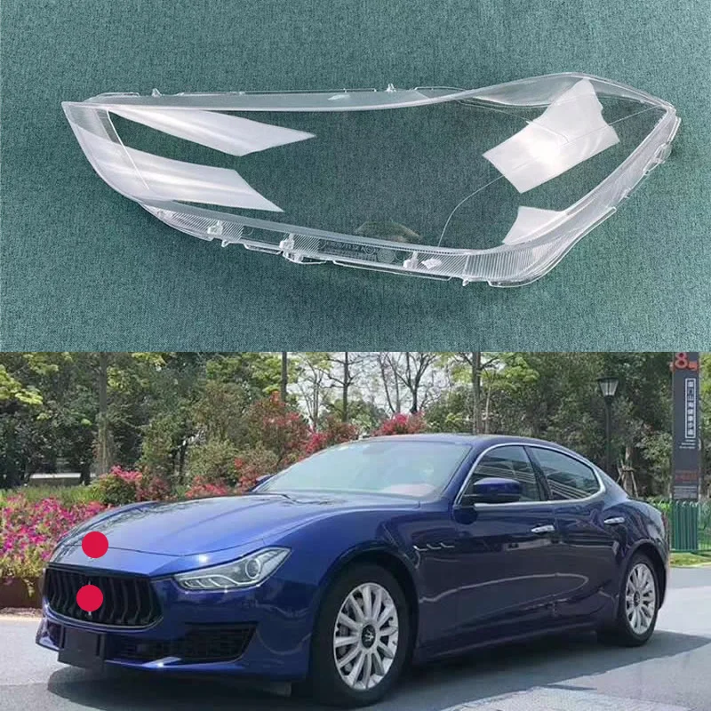 

Аксессуары для автомобиля для Maserati ghiсот 2014-2019, крышка для передней фары, оболочка, абажур, прозрачная затеняющая маска