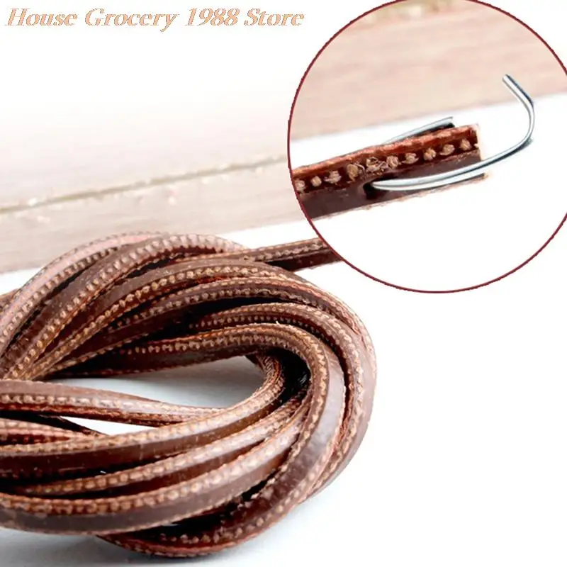 

1pcs Sewing Belt Leather Leather Belt Treadle Parts 183cm 3/16inch With Hook For Singer/Jones Sewing Machine Home Old Sewing