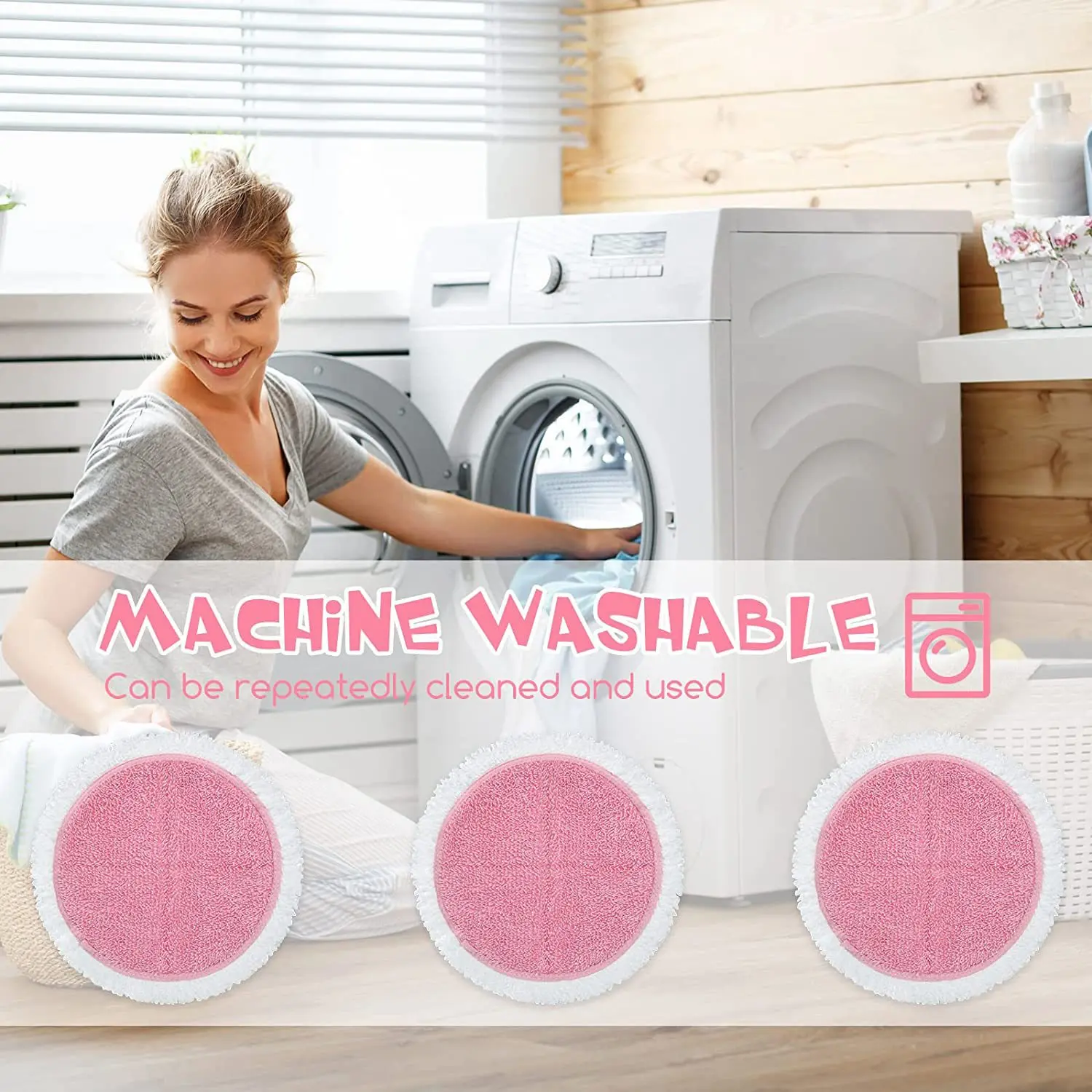 

6 шт., сменные насадки для электрической швабры