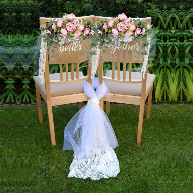 Искусственный венок порога двери цветок DIY Свадебные домашнего декора гостиной