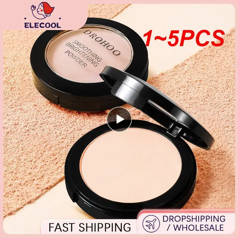 

1~5PCS Face Powder Makeup Plus Foundation Pressed Matte Natural Make Up Facial Easy to Wear 15g All NC 12 Colors for Chooes