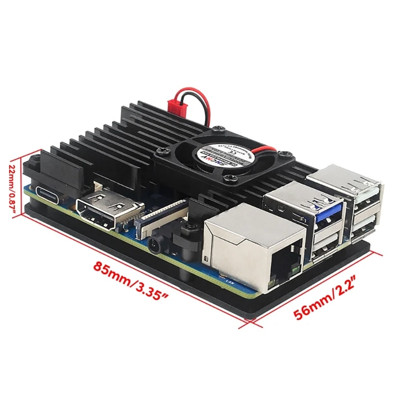 Чехол для Orange 3B. Комплект металлического корпуса включая вентилятор и