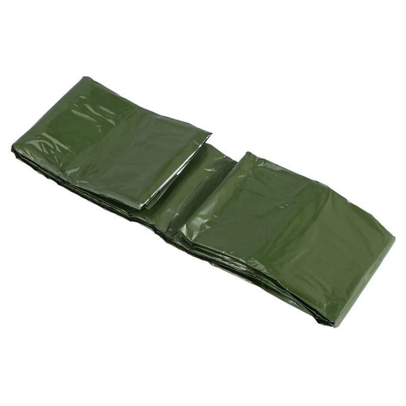 Фото Y49A-2X аварийный спальный мешок Bivy мешок со свистком, спальный мешок для выживания на открытом воздухе, термоодеяло для кемпинга, альпинизма №3