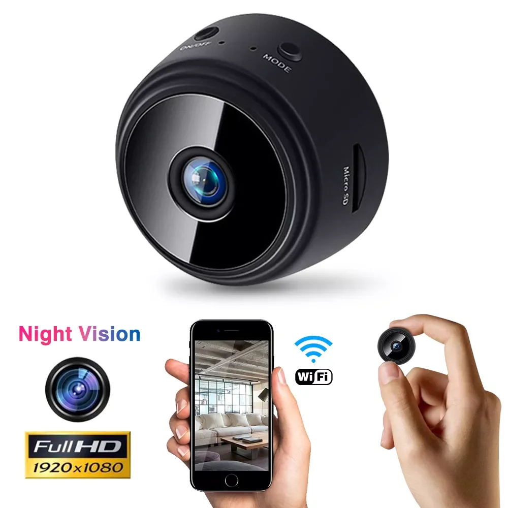 

High quality A9 Mini Camera 1080P HD Ip camera Night Version Voice Video Security Wireless Mini Camcorders Surveillance Cameras