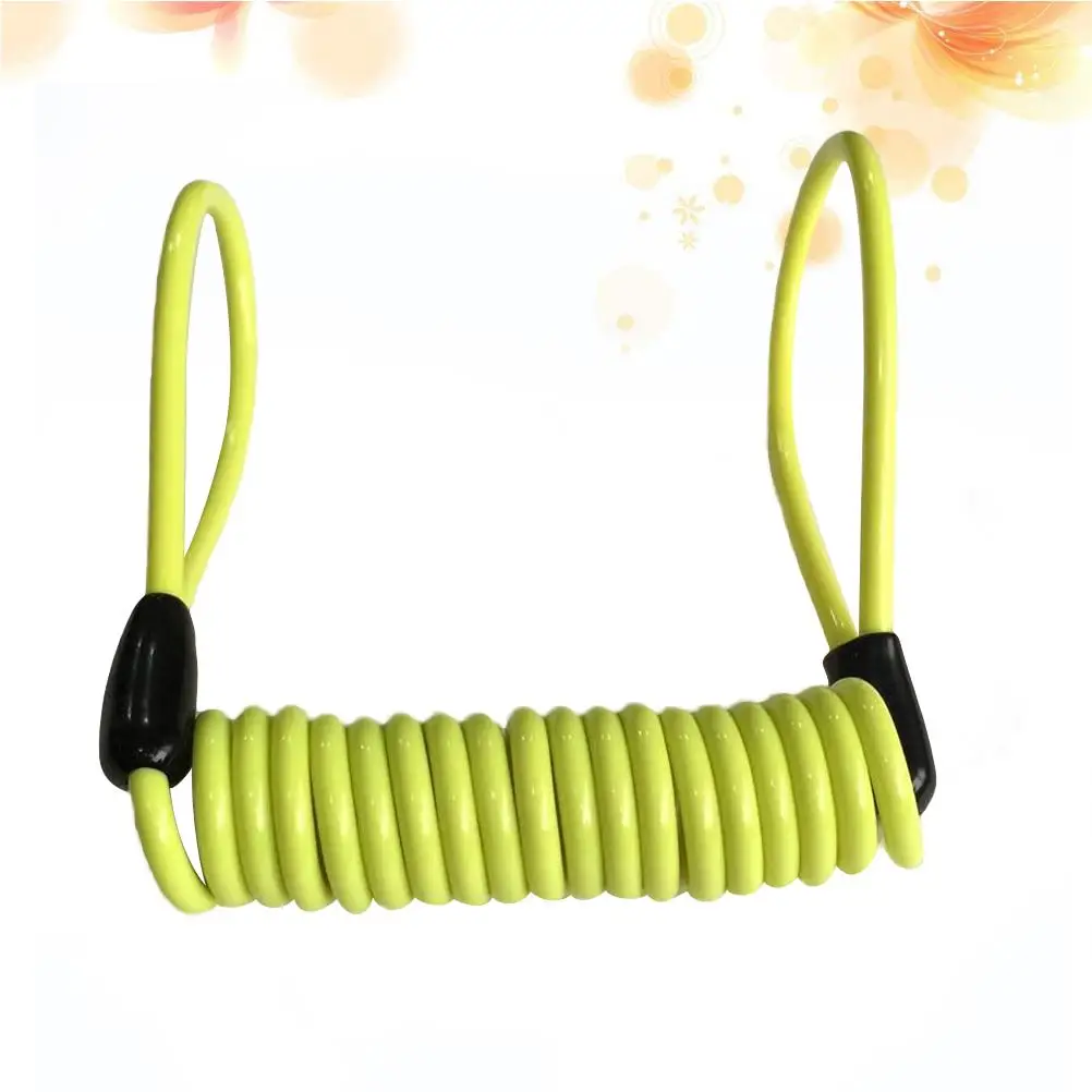 

120 см легкий велосипедный замок, трос, мотоцикл, скутер, велосипед, напоминание, веревка, тормозной ротор, разъем, катушка, кабель для