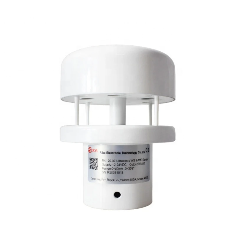 

RK120-07 Mini RS485 Ultrasonic Wind Speed and Direction Meter Transducer Transmitter 4-20mA 0-5V