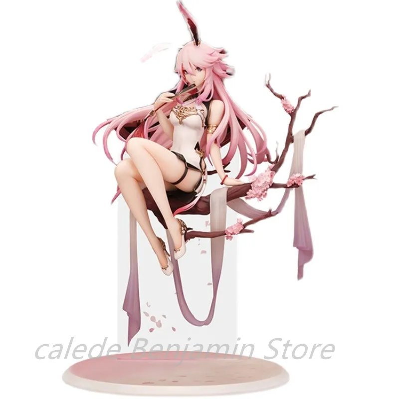 

31CM Honkai Impact 3 Yae Sakura Figure PVC Action Anime Doll Model Toy Chinese Style Cheongsam Rabbit Yae Sakura Figure Gifts