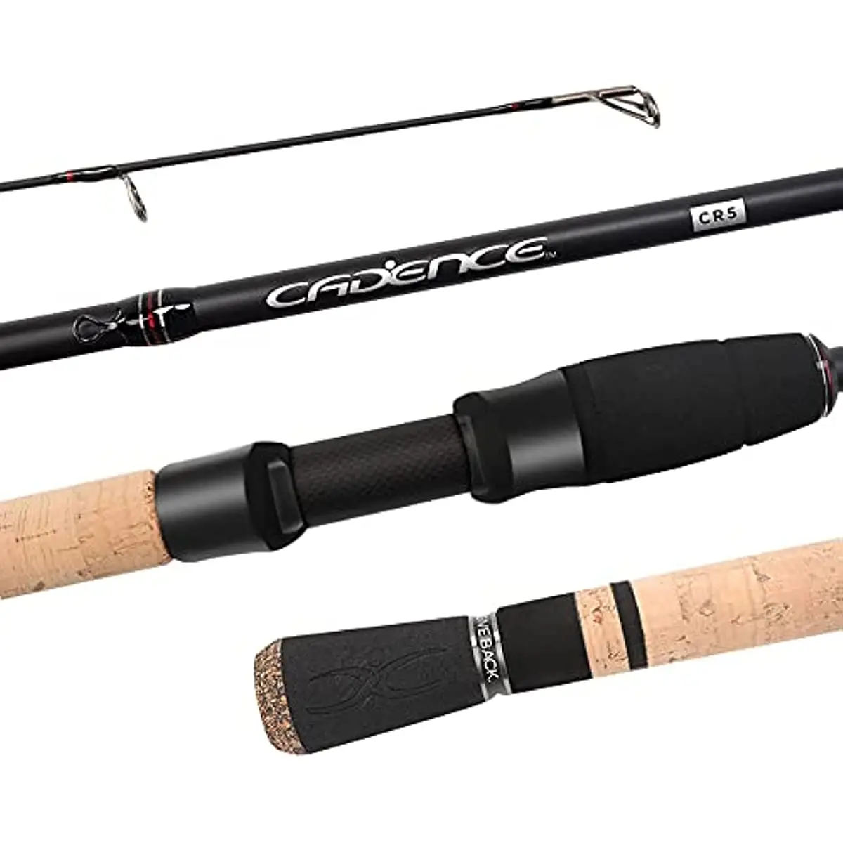 Cadence Spinning Rod,Ultralight Fishing Rod,Reel Seat,Durable Stainless Steel Heat Dissipation Ring Line Guides