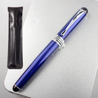 jinhao x750 classic style silver clip metal fountain pen 0 5mm nib steel ink pens for gift office supplies school supplies