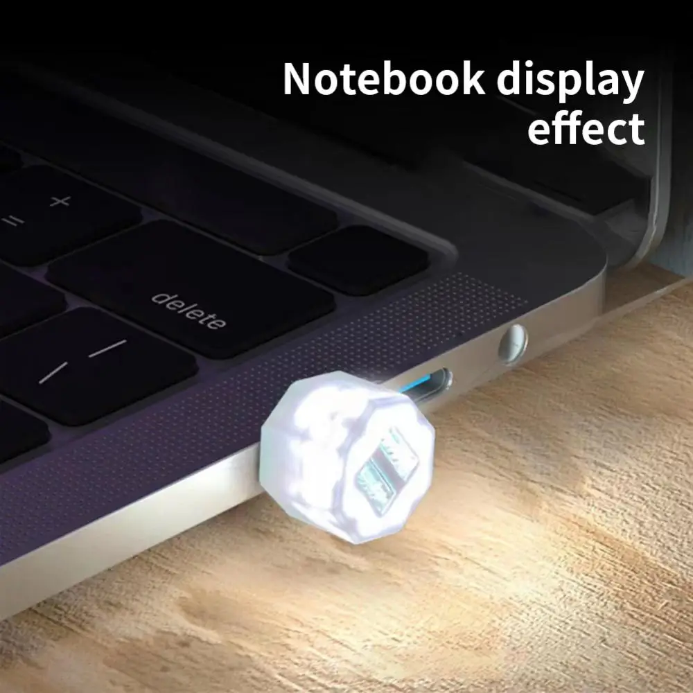 

USB Plug Lamp Mini Night Light USB LED Eye Protection Light Computer Mobile Power Charging Bulb Lighting Reading Book Light