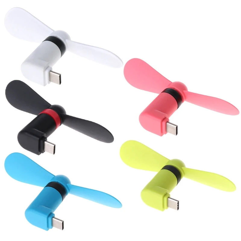 Новый портативный мини-вентилятор Micro USB 5 В 1 Вт стандартный USB-тестер для Type-C Type C
