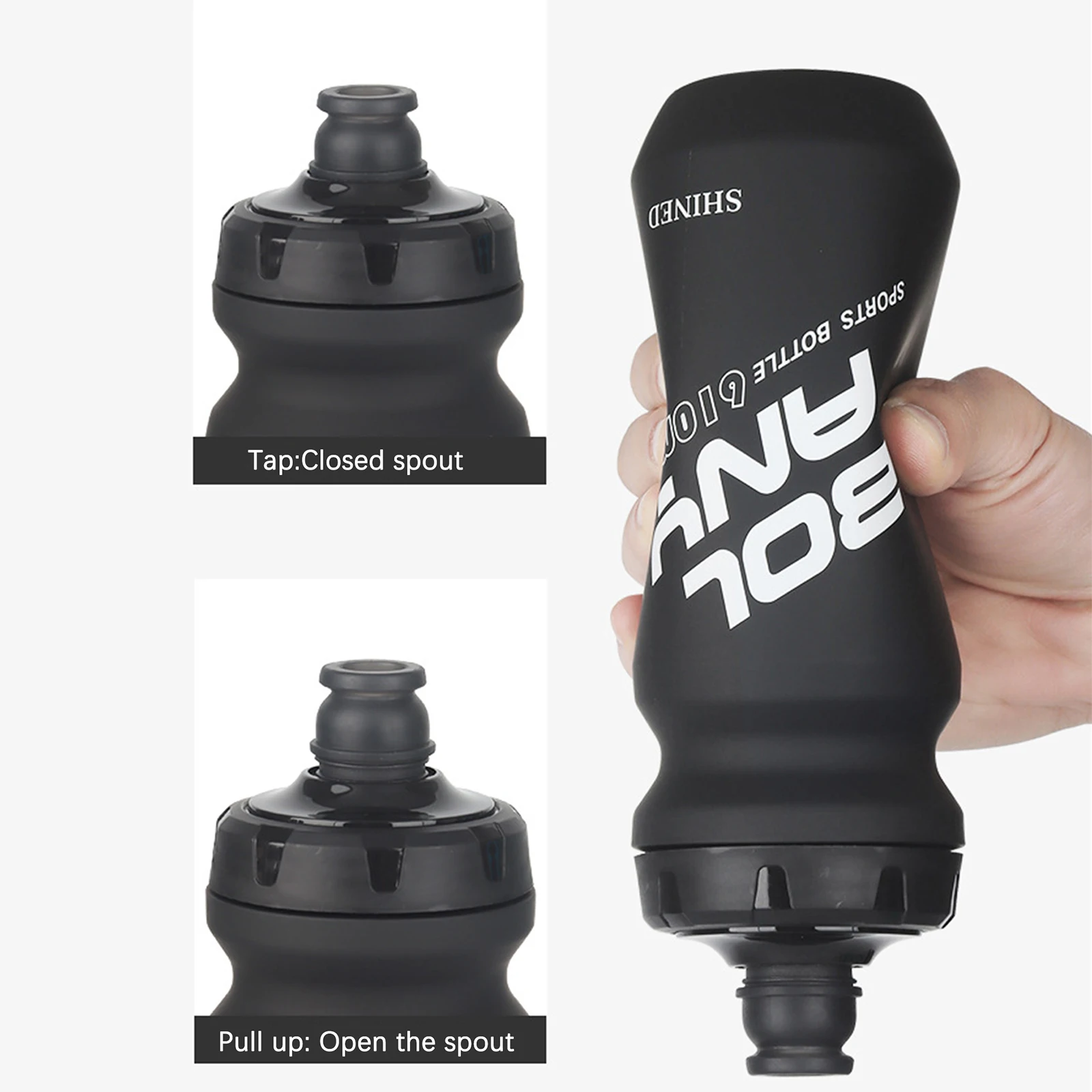 Спортивная бутылка для воды с силиконовым носиком 610 мл