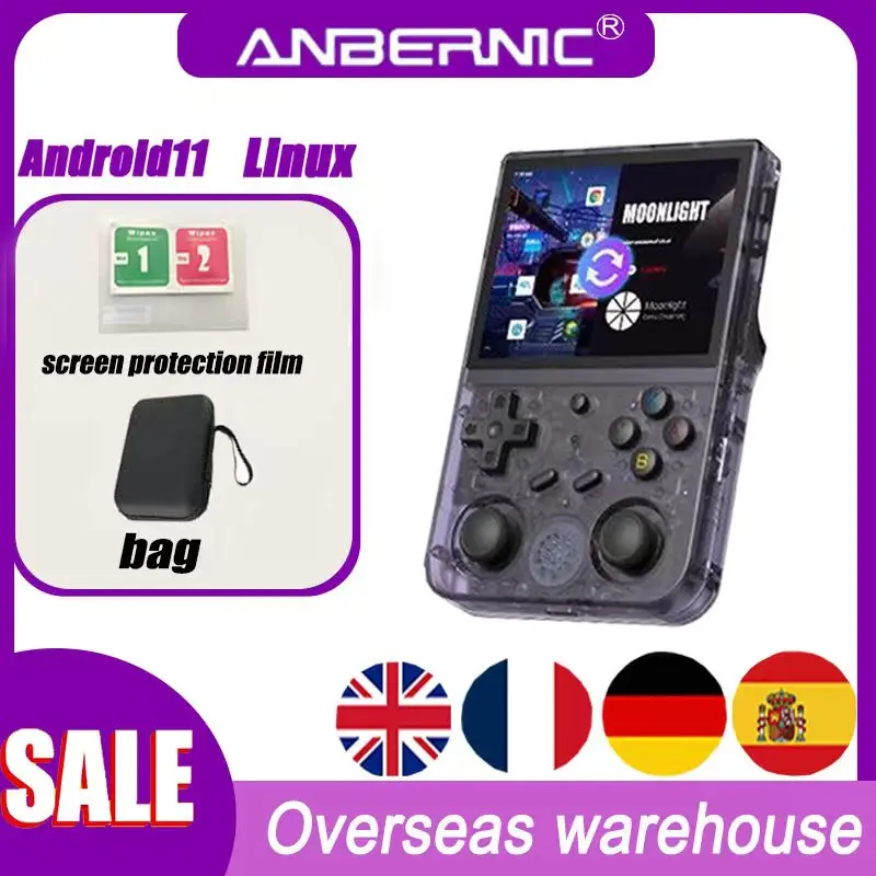 ANBERNIC RG353V 3.5 INCH 640*480 Handheld Game Retro 48199 Player Handle Android 11 Linux OS HD Built-in 20 Simulator - купить по