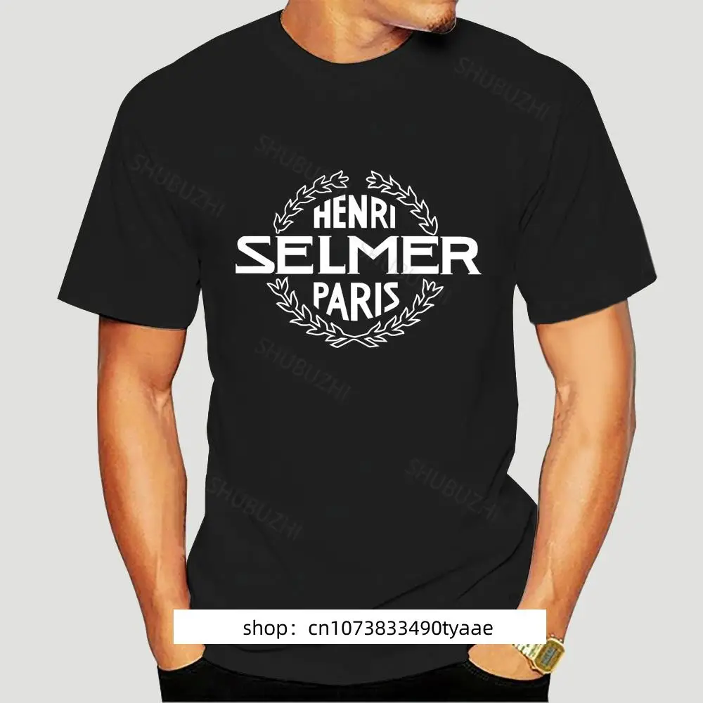 

Mens luxury cotton T shirt Shirt T Shirt Men'S Crew Neck Short Sleeve Compression Popular Henri Selmer Paris Saxophone T Shirts