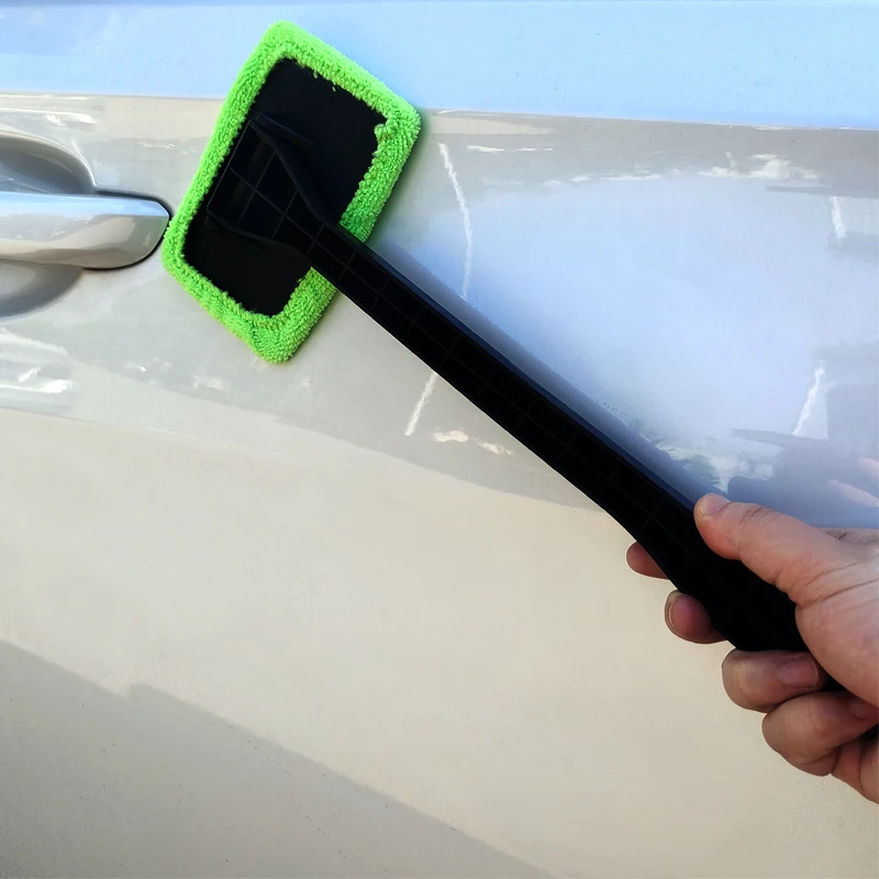

1 шт. Abnehmbare 13 Zoll Fenster Brushr Wischer reinakui Pinsel mit Tuch Pad Auto Werkzeug Pinsel Auto Waschen Auto reinig