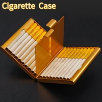 cigar storage container 20 sticks metal cigarette case smoking accessories men gift fashion creativetobacco holder pocket box